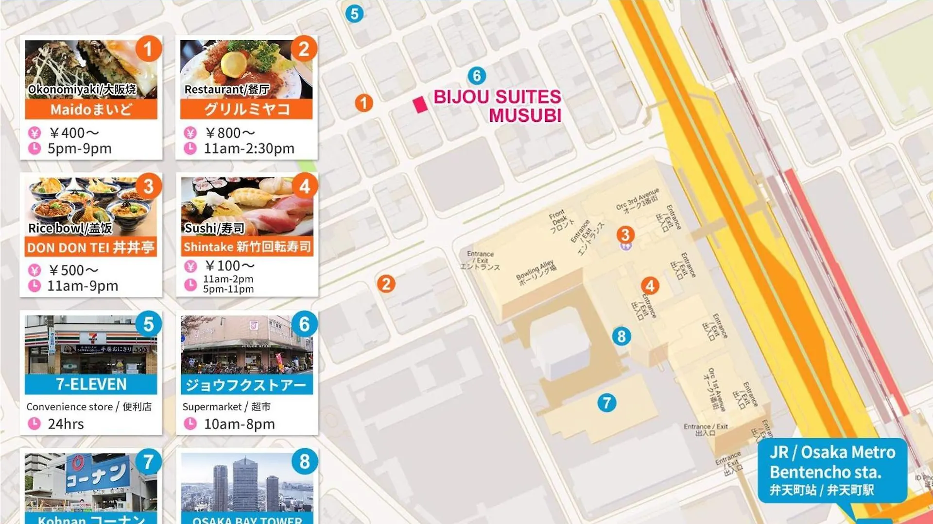 Prázdninový dům Bijou Suites Musubi - Vacation Stay 7796 Ósaka Japonsko